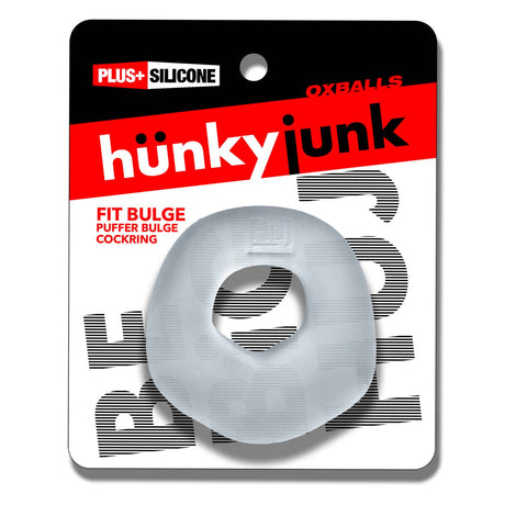 Oxballs Fit Bulge Hung-Style Cockring — Clear Steam, 2.5 in - HUJ-153-CST