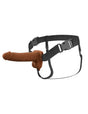 Pipedream Fantasy X-Tensions 7in Vibrating Hollow Silicone Strap-On, Brown - PD4171-29