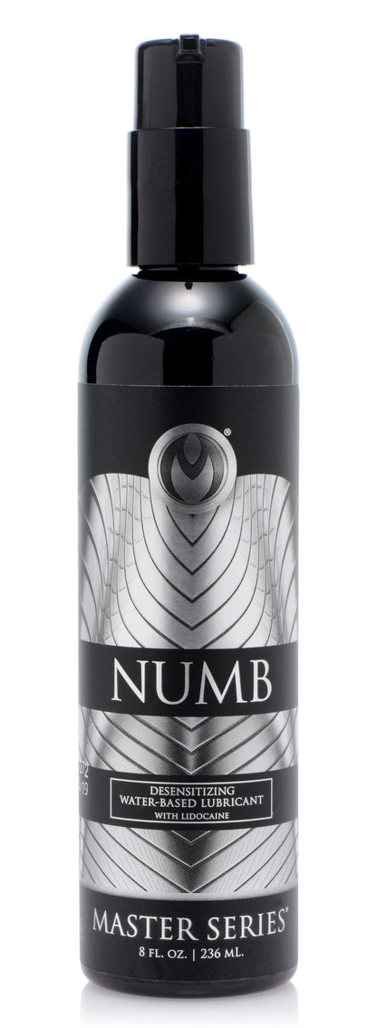 Numb Desensitizing Water Based Lubricant - 8 Fl. Oz. / 236 ml by XR Brands
