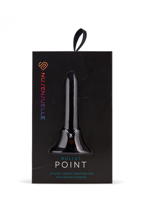 Nu Sensuelle Point Bullet Vibrator — Black, Rechargeable - BT-W34BK