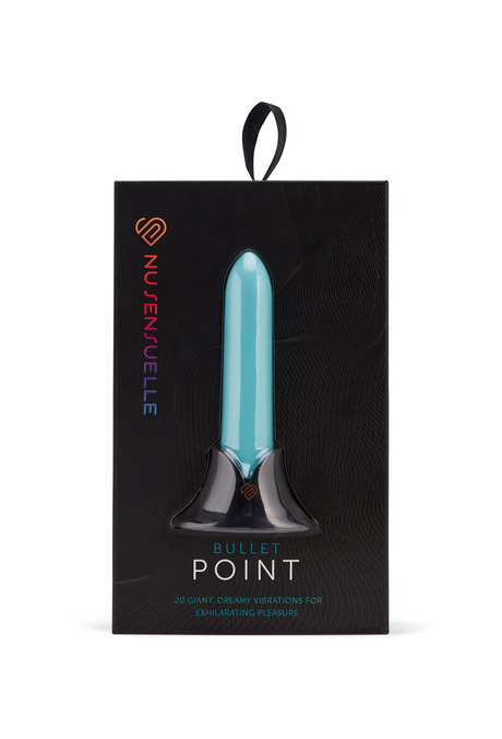 Nu Sensuelle Point Bullet Vibrator — Teal Blue - BT-W34TBL