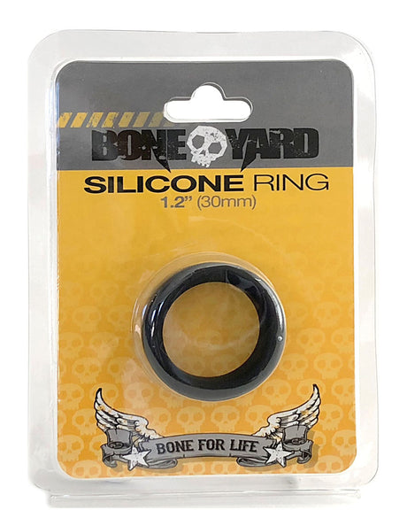 Rascal Boneyard Silicone Ring — 30mm Black, Soft-Touch - BY-0130