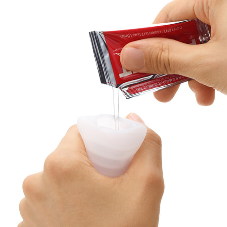 Tenga Pocket Hexa-Brick Disposable Sleeve with Sample Lotion - TN627