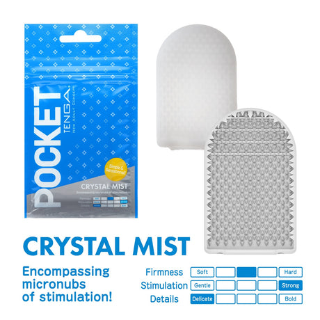 Tenga Pocket Crystal Mist Disposable Sleeve with Lotion - TN628