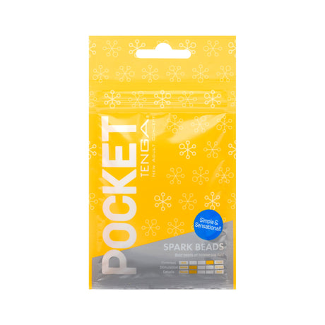 Tenga Pocket Spark Beads — Disposable Pocket Sleeve with Lubricant - TN629