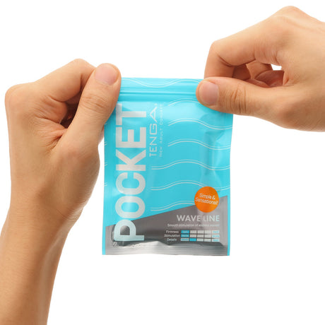 Tenga Pocket Spark Beads — Disposable Pocket Sleeve with Lubricant - TN629