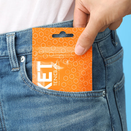 Tenga Pocket Spark Beads — Disposable Pocket Sleeve with Lubricant - TN629