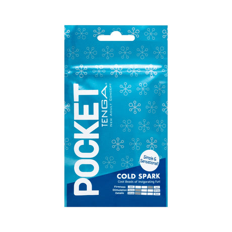 Tenga Pocket Cold Spark Disposable Pocket Sleeve with Sample Lubricant - TN631