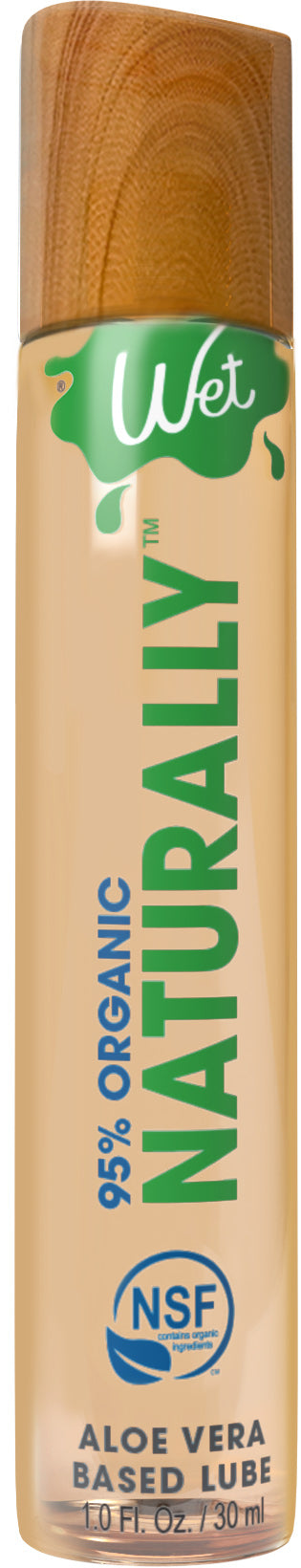 Wet NATURALLY 95% Organic Aloe Lubricant — 1 oz - WT42237