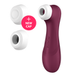 Satisfyer Pro 2 Generation 3 Clitoral Stimulator, Wine Red - SAT-J2018-U2-9A-1