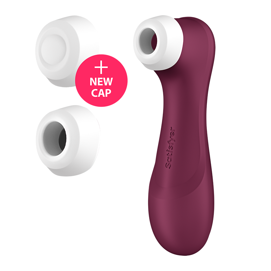 Satisfyer Pro 2 Generation 3 Clitoral Stimulator, Wine Red - SAT-J2018-U2-9A-1