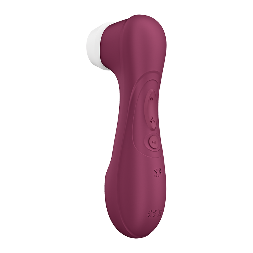 Satisfyer Pro 2 Generation 3 Clitoral Stimulator, Wine Red - SAT-J2018-U2-9A-1