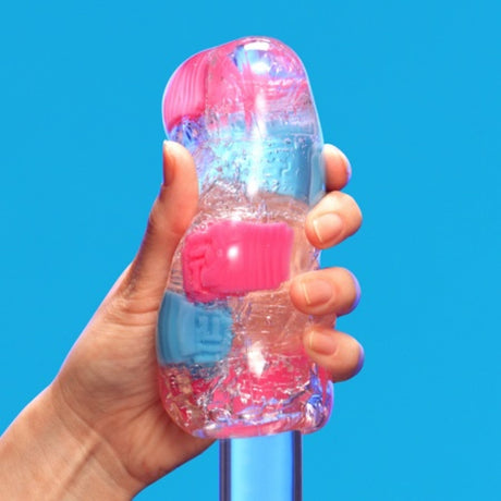 Tenga Bobble Crazy Cubes Reusable Sleeve with Sample Lubricant - TN707