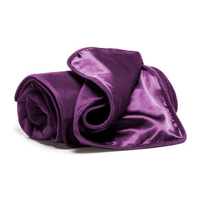 Liberator Fascinator Throw — Aubergine Microvelvet, Regular - L4885