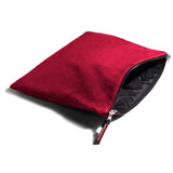 Liberator Zappa Toy Bag — Cherry Microsuede, 13.5 x 11 in - L7918