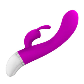 Pretty Love Freda Rabbit Vibrator — Pink, 7.45in, 30 Functions - BI-014386