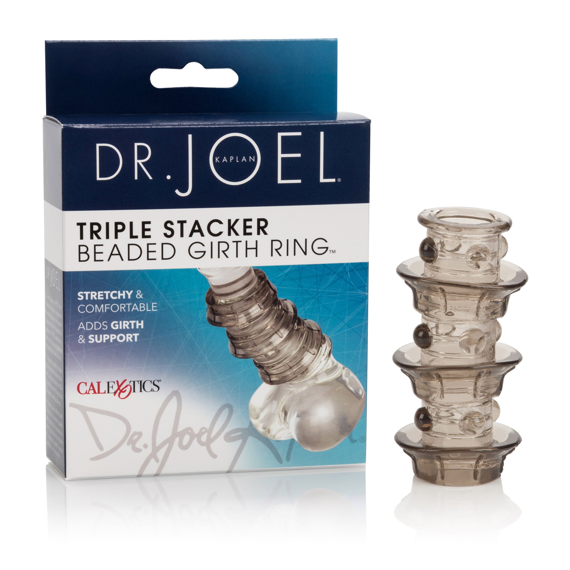Dr. Joel Kaplan Beaded Girth Ring Triple Stacker by CalExotics