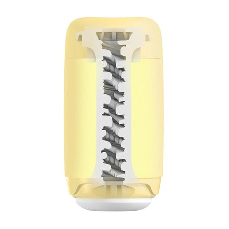 Tenga PUFFY Custard Yellow Stroker - TN746