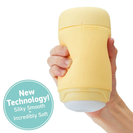 Tenga PUFFY Custard Yellow Stroker - TN746