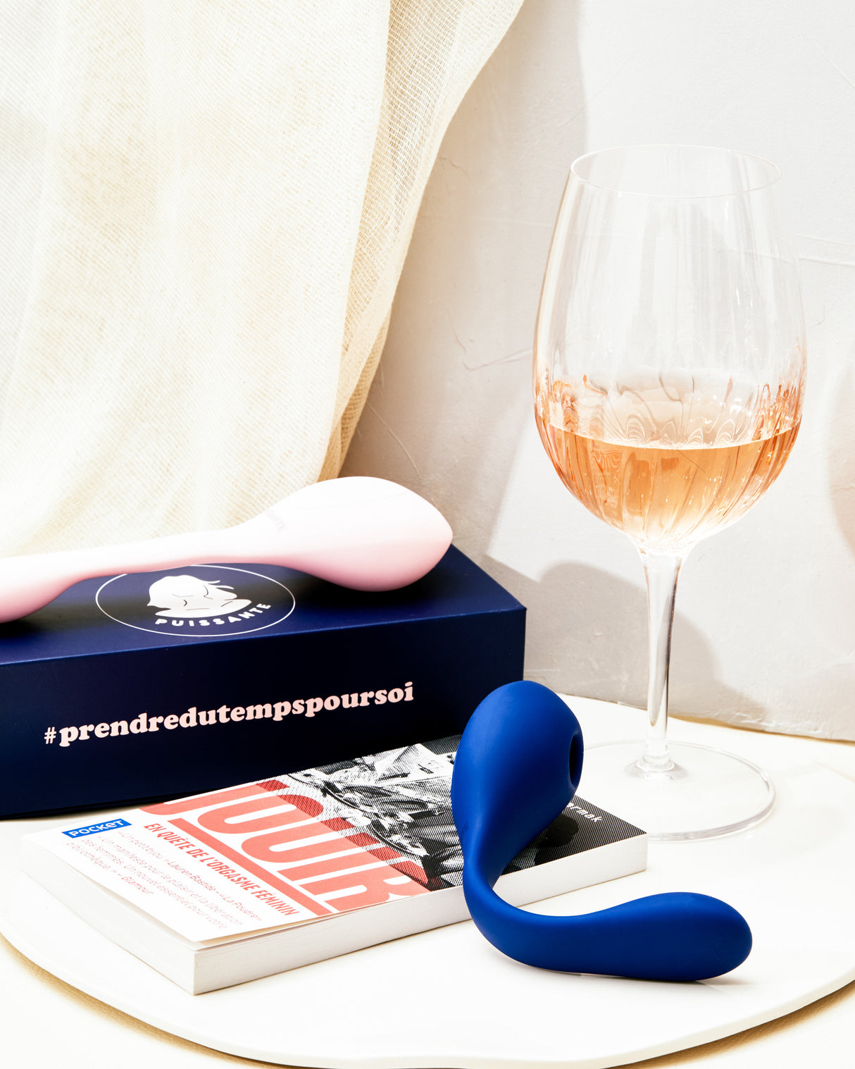 Puissante Coco Dual-Mode Vibrator — Pink - PS101PK