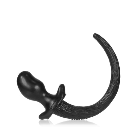 OXBALLS Beagle Puppy Tail Buttplug — Black, Medium - OX6970