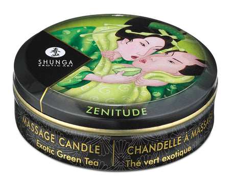 Shunga Mini Massage Candle, Exotic Green Tea — 1 fl. oz. - SHU4611