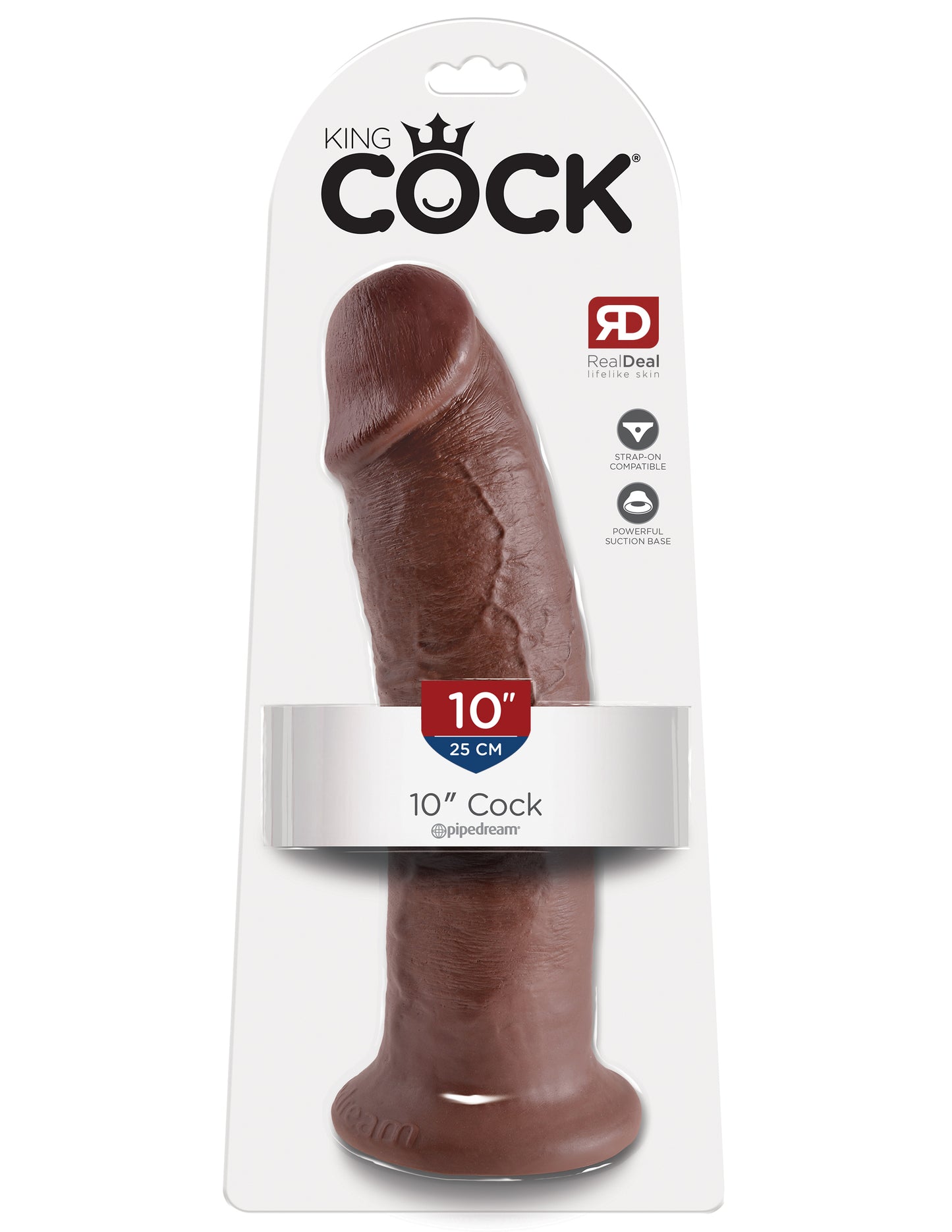 King Cock 10-Inch Cock Brown by Pipedream