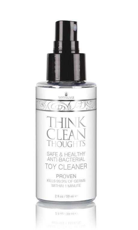 Sensuva Think Clean Thoughts Antibacterial Toy Cleaner — 2 fl. oz. - SEN-VL479