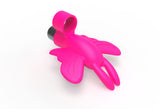 Icon Brands Flirt Finger Butterfly Vibrator — Pink - ICB2670-2