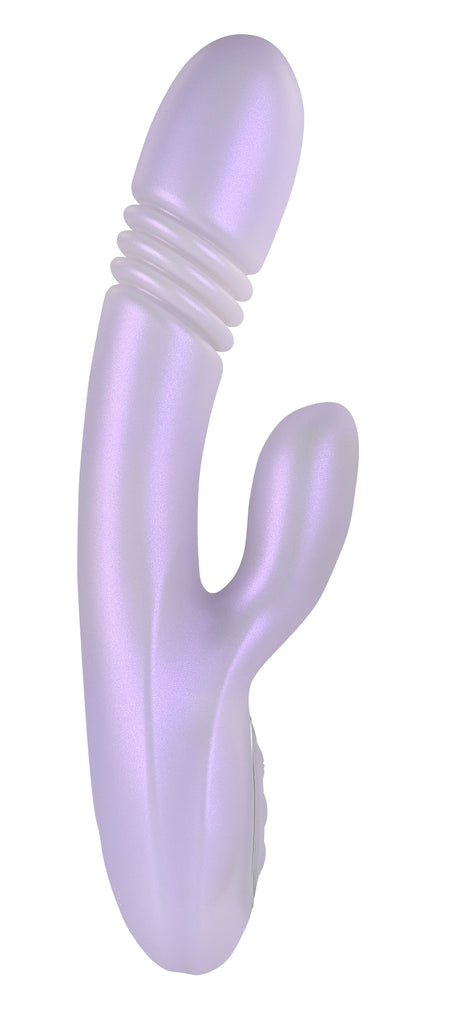 Playboy Pleasure Bumping Bunny Heated Rabbit Vibrator — Opal - PB-RS-2369-2