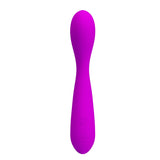 Pretty Love Nigel Rechargeable Vibrator — 30 Functions, Purple, 6.82 in - BI-014422