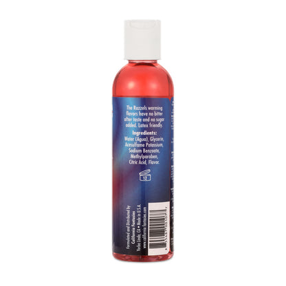 Razzels Warming Lubricant - Kissable Cherry - 4 Oz. Bottle by California Fantasies