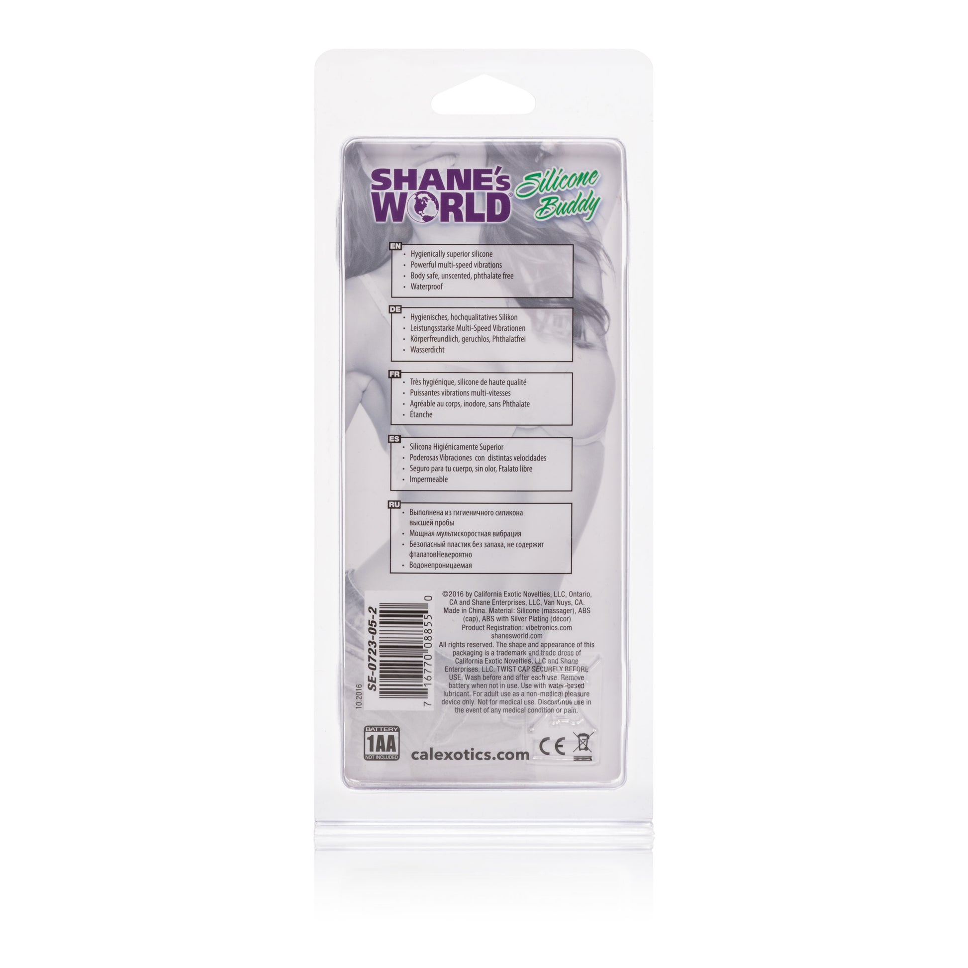 Shane's World Silicone Buddy - Purple by CalExotics