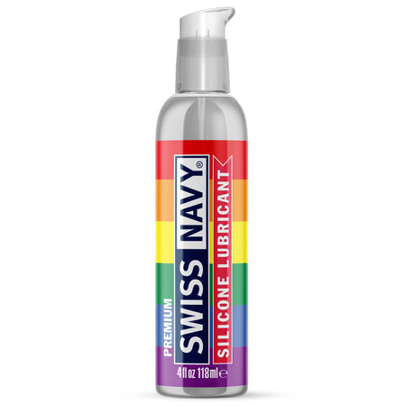 M.D. Science Lab Swiss Navy Pride Edition Silicone Lubricant, 4 oz - MD-SNSL4P