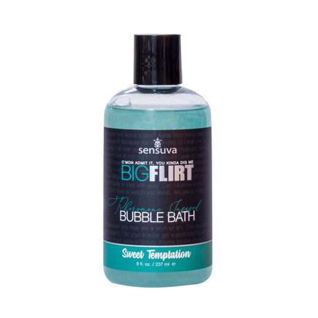 Sensuva Big Flirt Pheromone Bubble Bath — Sweet Temptations (8 fl oz) - SEN-VL616