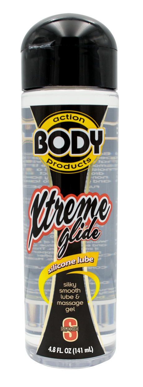 Body Action Xtreme Glide Silicone Lubricant, 4.8 oz - BA-BAX40