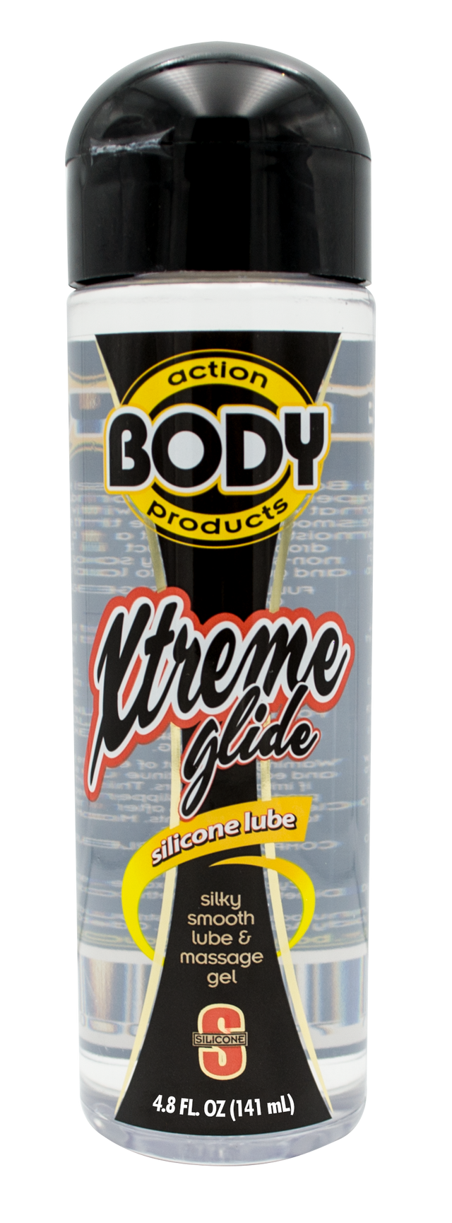 Body Action Xtreme Glide Silicone Lubricant, 4.8 oz - BA-BAX40