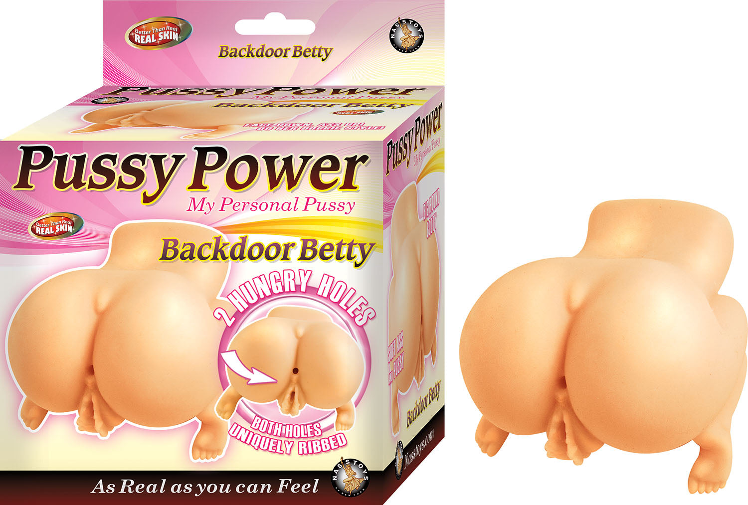 Pussy Power Backdoor Betty - Flesh by Nasstoys