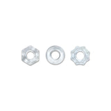 nsnovelties Renegade Chubbies Stackable Elastic Rings, Clear - NSN1111-11
