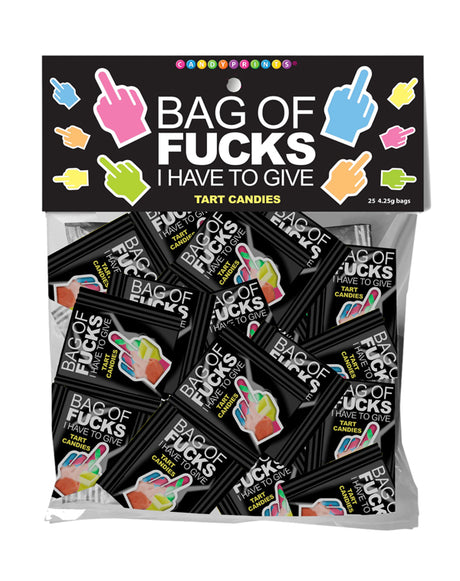 Little Genie Bag of F*cks I Have to Give Novelty Candy — 25 Count - LG-CP1217