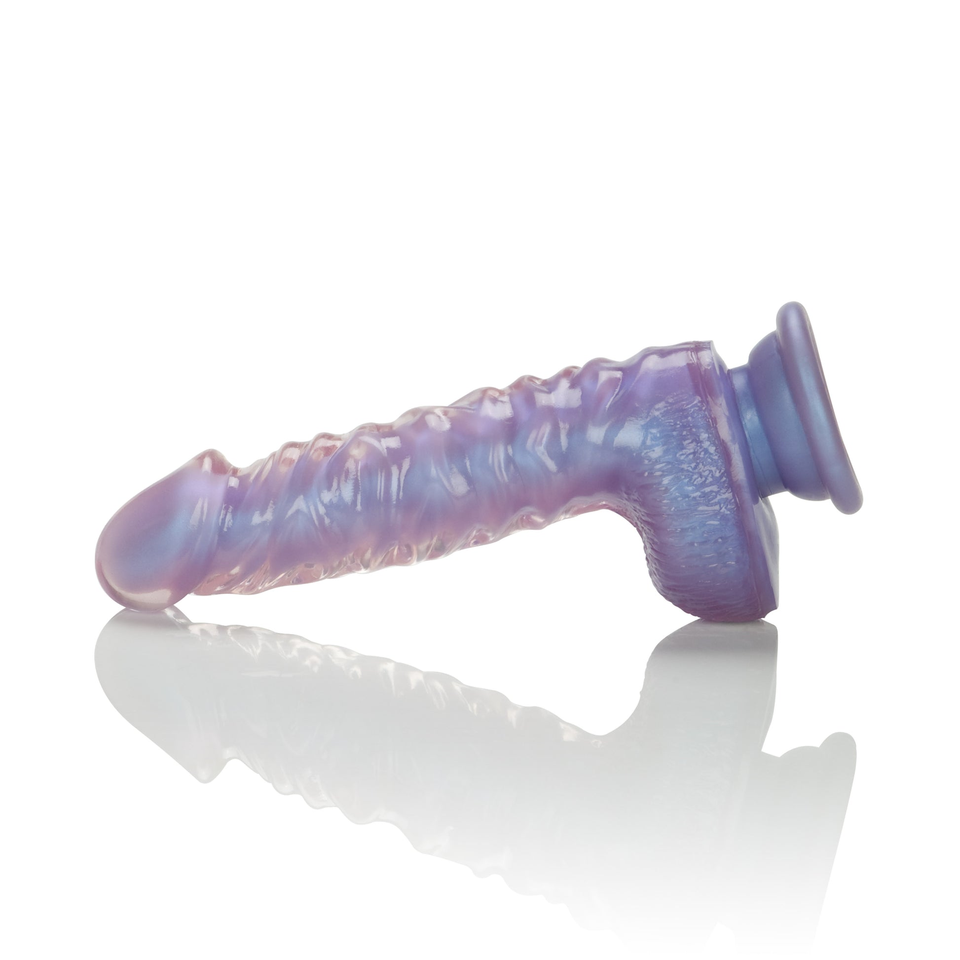 Crystal Cote 7 Inches Dong - Purple by CalExotics