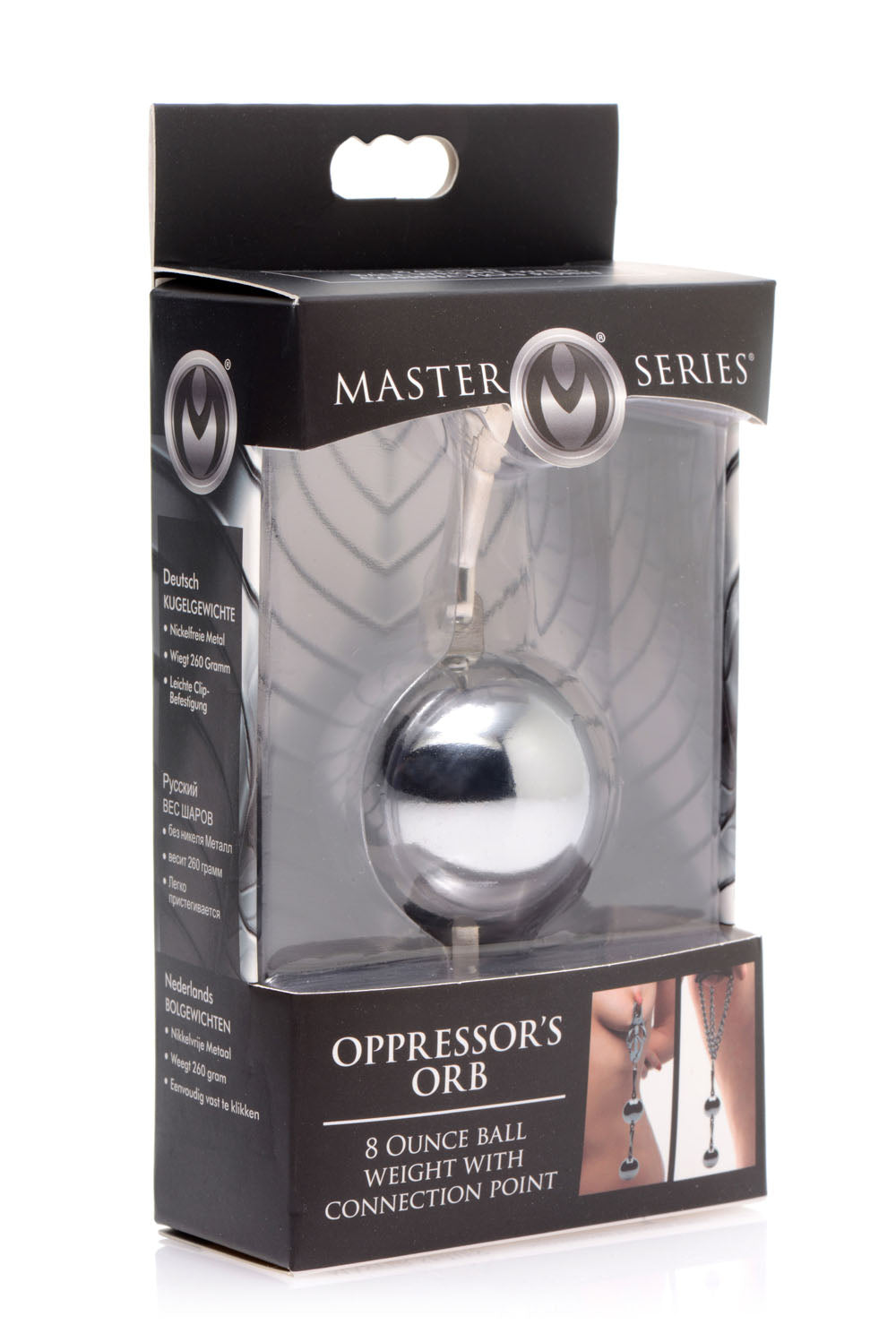 Oppressors Orb 8 Oz Ball Weight With Connection Point by XR Brands