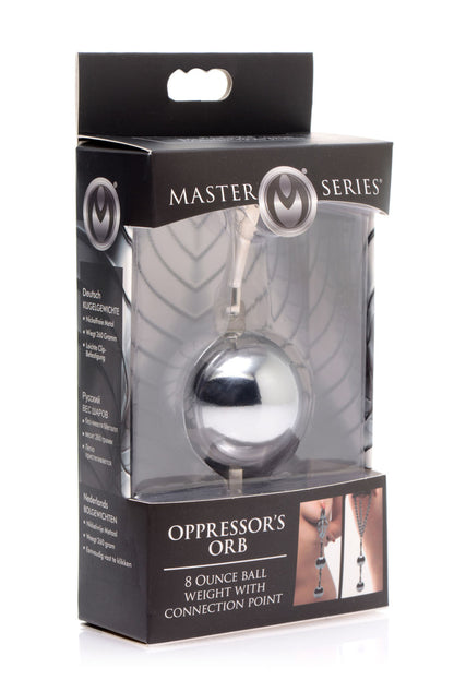 Oppressors Orb 8 Oz Ball Weight With Connection Point by XR Brands