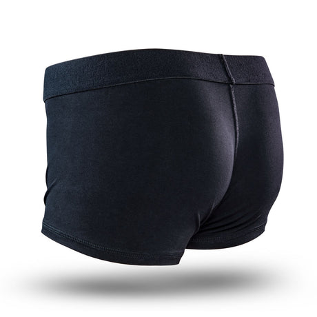 Blush Temptasia Harness Briefs with O-Ring & Inner Pockets — 3XL Black - BL-87635