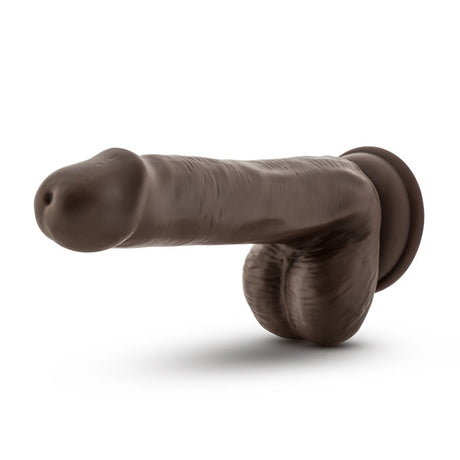 Blush Top Gun Tommy Realistic Dildo — 6.5 in Chocolate - BL-14606