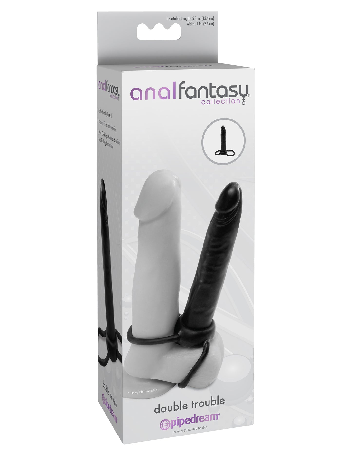 Anal Fantasy Collection Double Trouble - Black by Pipedream