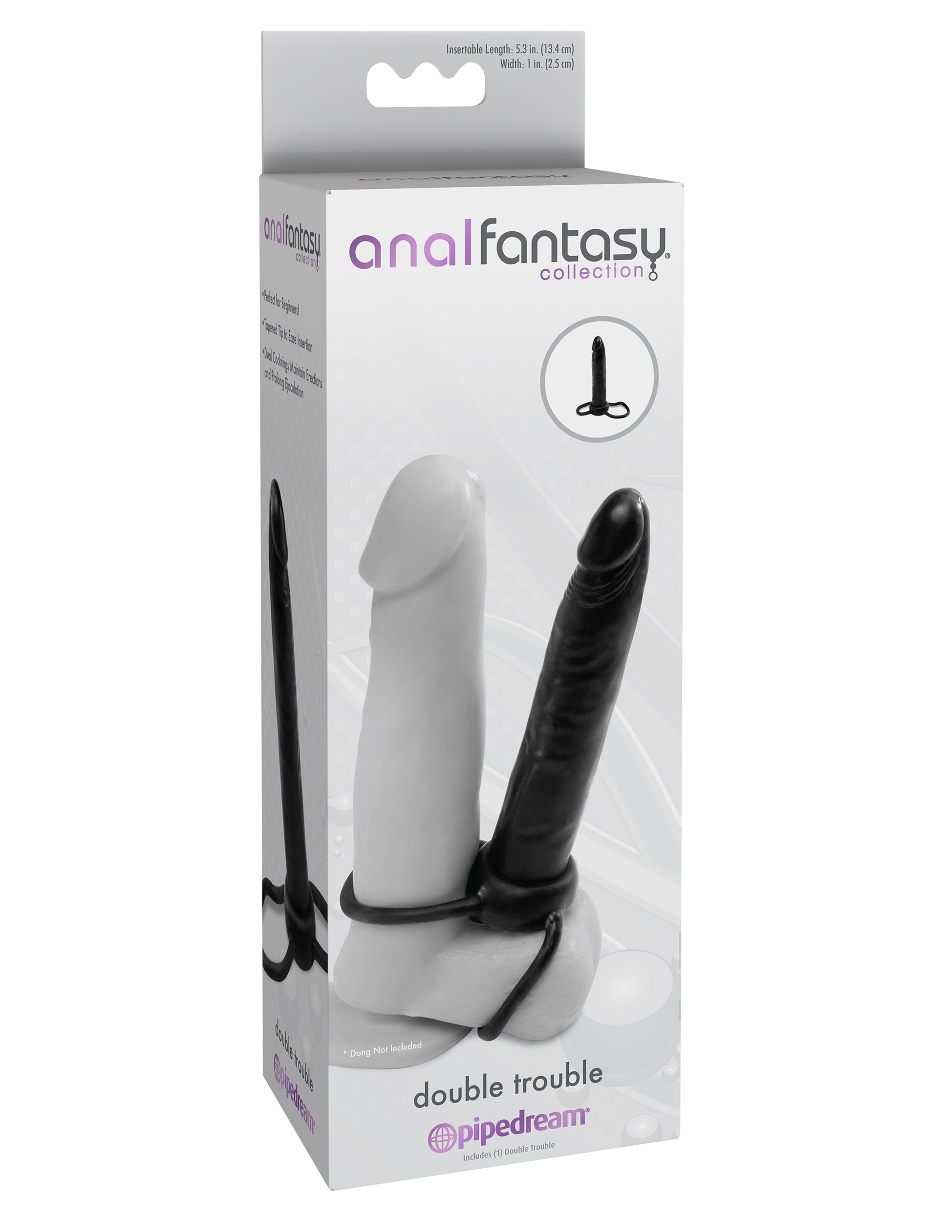 Anal Fantasy Collection Double Trouble - Black by Pipedream