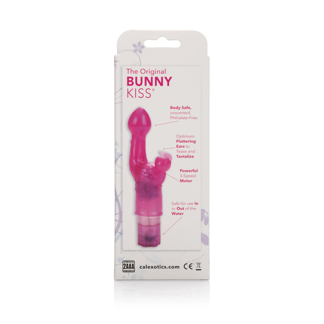 CalExotics Bunny Kiss Clitoral Vibrator, Pink — 3-Speed - SE0782153