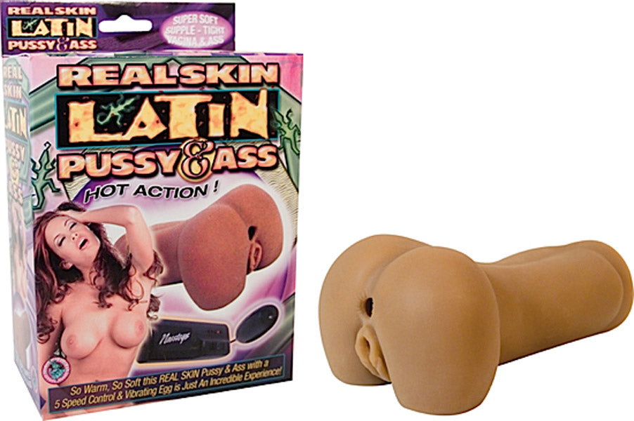 Nasstoys Real Skin Latin Vagina & Anal Masturbator, 5.5 in - NW1796-2