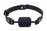 Sportsheets Signature Midnight Muse Barrel Gag — Solid Silicone, Black - SS68118